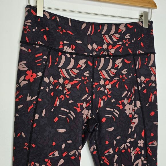 Sweaty Betty Legging Crop Printed Size XL Stretch Womens Athletic Gym Yoga Run - Picture 4 of 9